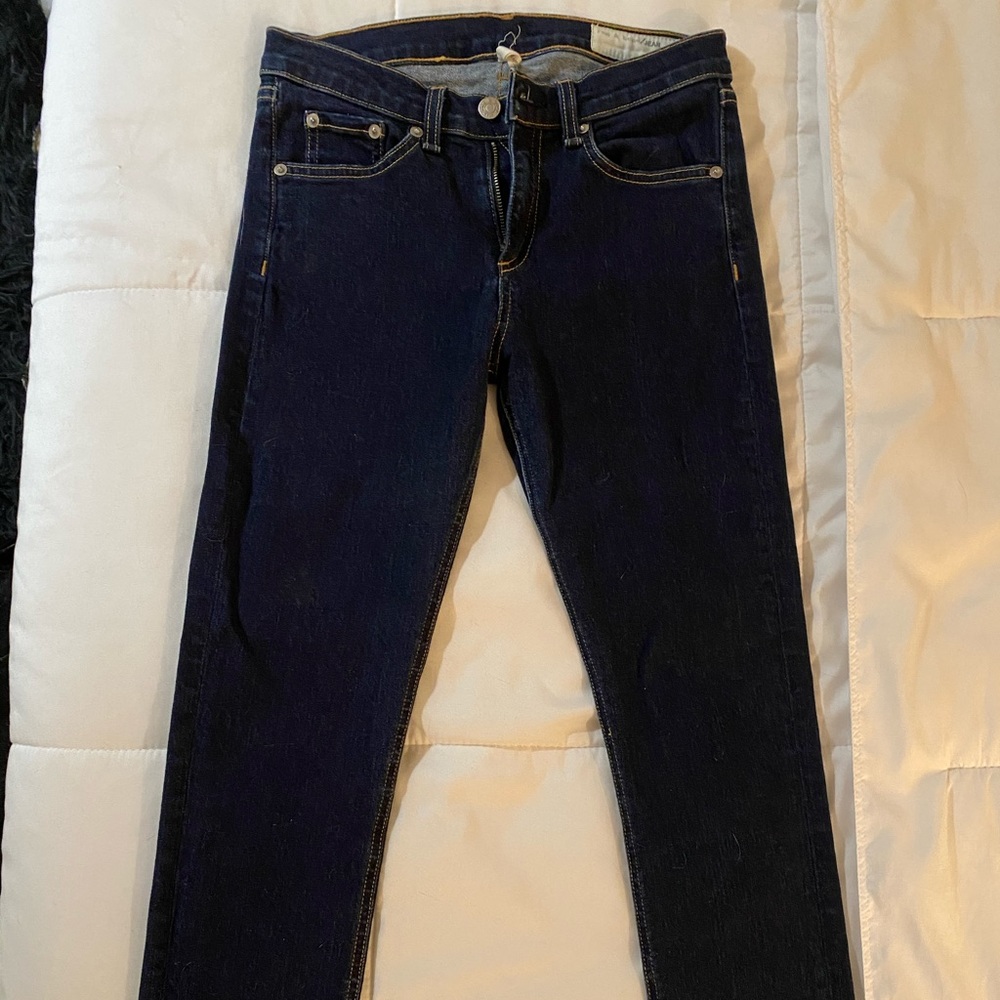 rag & bone High Rise Skinny Jeans in “Hereditary”
